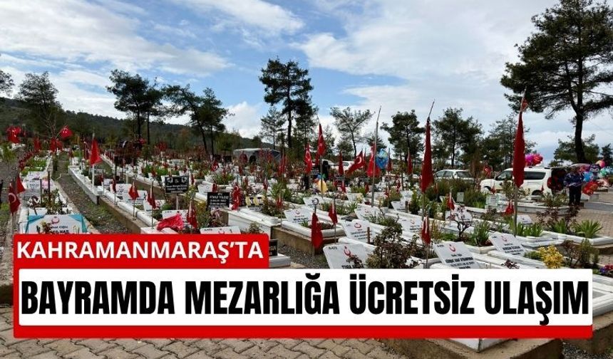 Kahramanmaraş’ta Kapıçam Mezarlığında  Vatandaşlara Sıcak İkram
