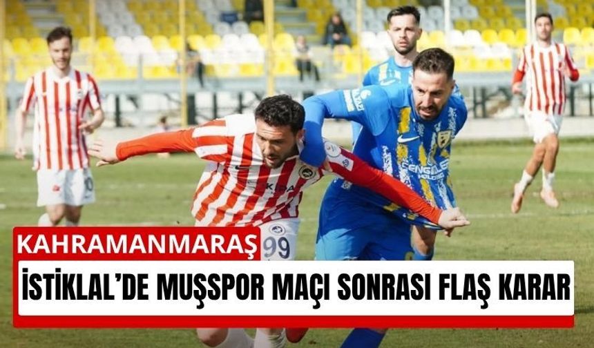 Kahramanmaraş İstiklalspor’da Deprem Etkisi: Bayram Bektaş ile Yollar Ayrıldı