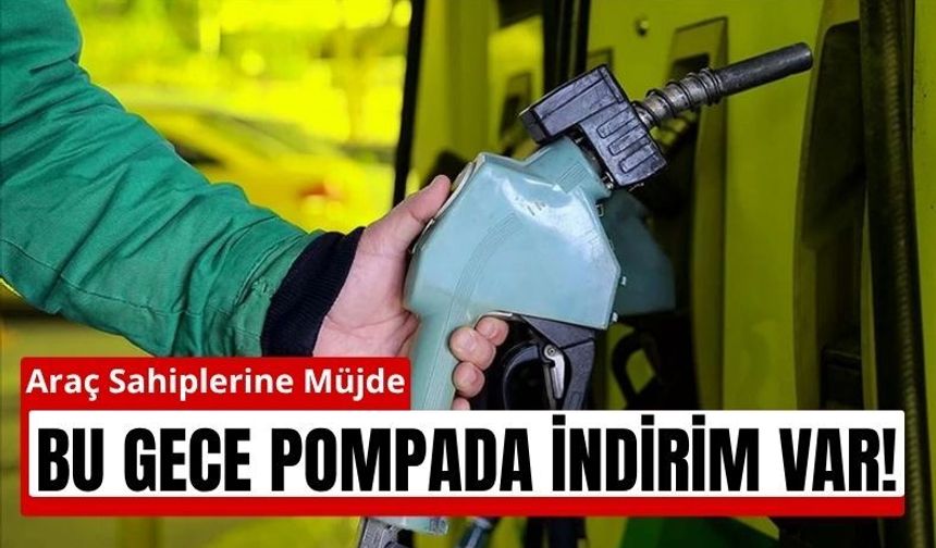 Kahramanmaraş'ta Gece Yarısı Motorinde Fiyatlar Düşüyor!