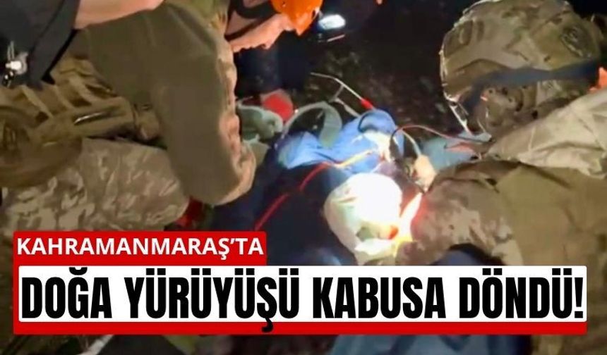 Kahramanmaraş’ta Dağda Kaza: Helikopter Devreye Girdi!