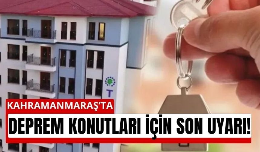 Kahramanmaraş'ta Borçlandırma İçin Son 48 Saat! Kaçıran Yanacak