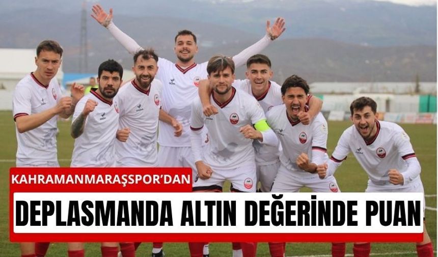 Kahramanmaraşspor Deplasmanda Direndi: Liderden Kritik 1 Puan Aldı