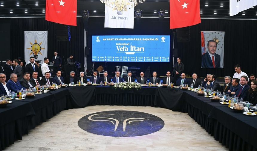 Bakan Yumaklı Kahramanmaraş’ta Konuştu: Türkiye Barıştan Yana