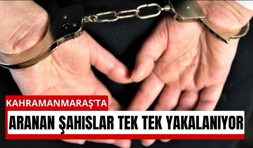 Kahramanmaraş’ta Firari Hükümlülere Operasyon! 2 Kişi Yakalandı
