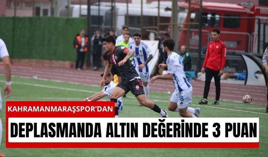 Kahramanmaraşspor’dan Hayati 3 Puan! Deplasmanda Kritik Zafer