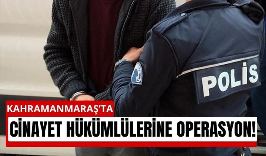 Kahramanmaraş’ta Polis Kaçak Hükümlüleri Yakaladı