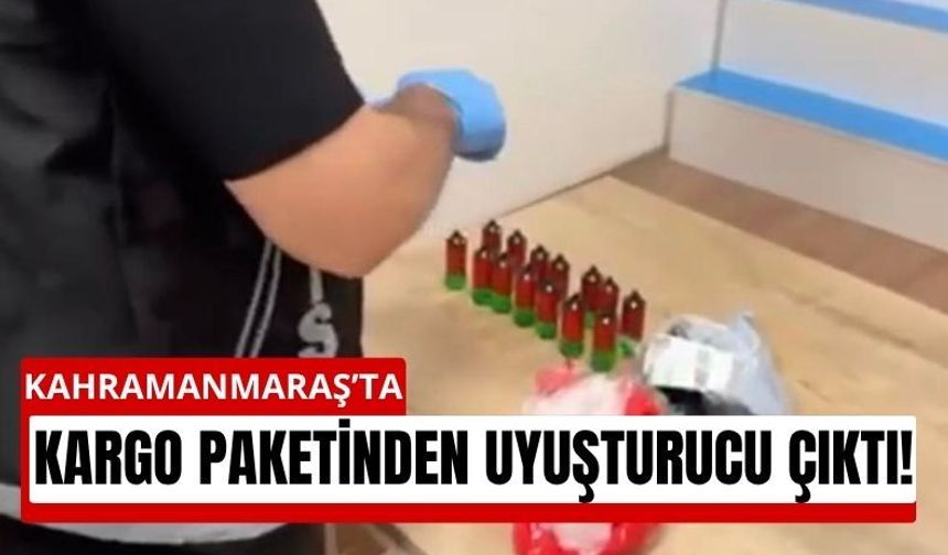 Kahramanmaraş’ta Kargo Operasyonu: Paketten Uyuşturucu Çıktı!