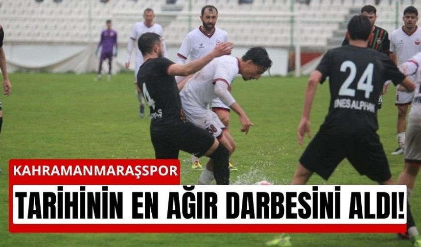 Kahramanmaraşspor’da tarihi çöküş! Amatör lige düştü
