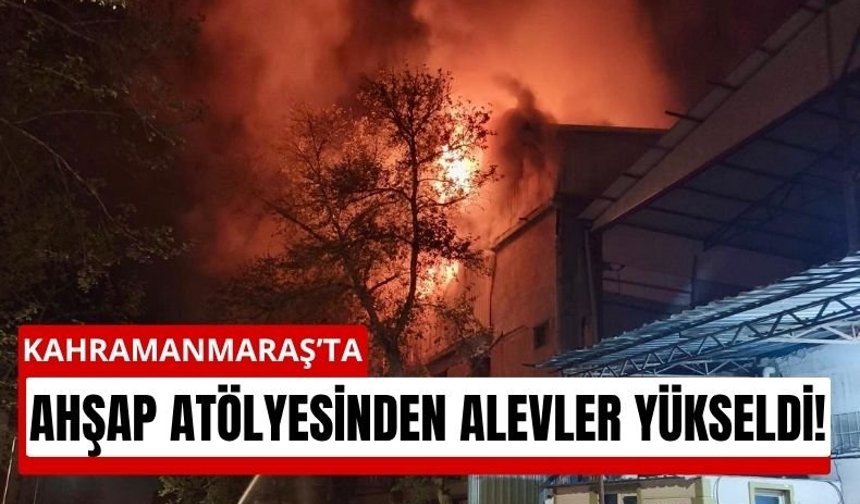 Kahramanmaraş’ta Sanayi Sitesinde Yangın: Alevler Büyümeden Söndürüldü