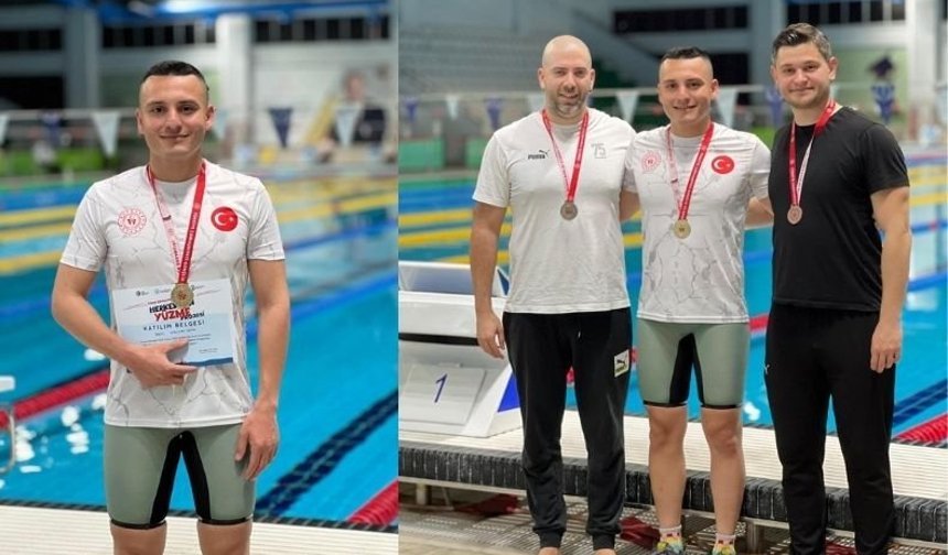 Kahramanmaraşlı Yüzücü Doğukan Demir Türkiye Şampiyonu Oldu