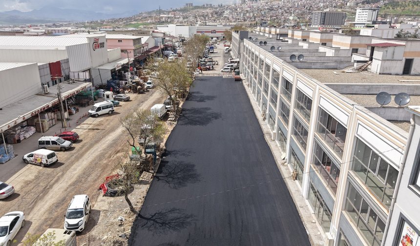 Kahramanmaraş’ta 30 Milyonluk Asfalt Yatırımı: Toptancılar Sitesi Yenileniyor