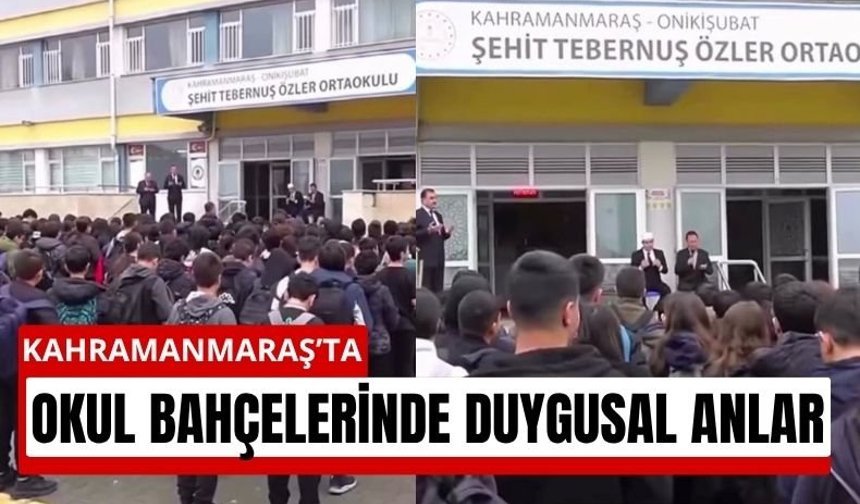 Kahramanmaraş'ta Kanlı Saldırı Sonrası İlk Ders Zili!