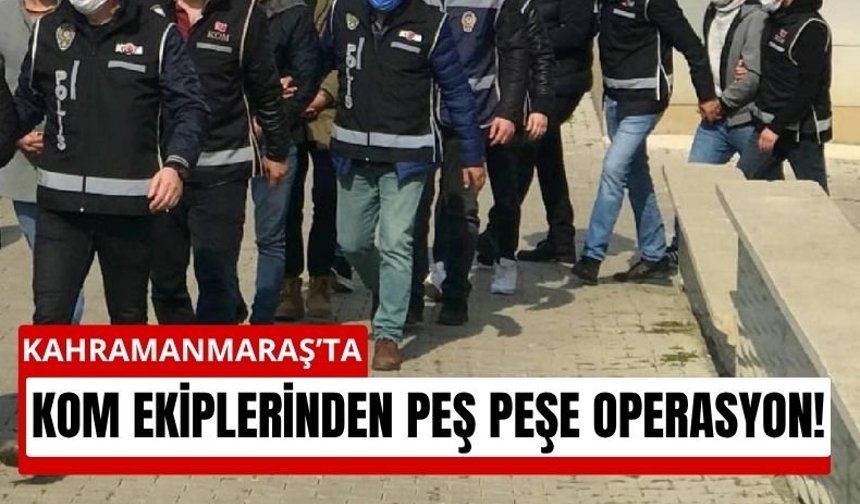 Kahramanmaraş’ta Kaçak Ticaret Çökertildi! 6 Gözaltı