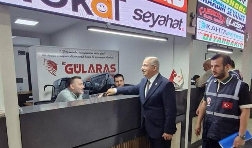 Kahramanmaraş Otogarında Bayram Öncesi Sıkı Denetim