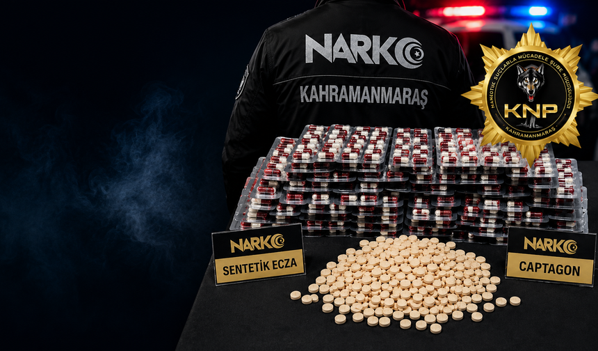 Kahramanmaraş'ta Narkotikten Peş Peşe Baskınlar: Binlerce Hap Yakalandı