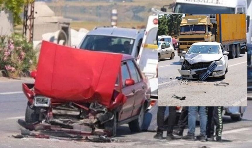 Kahramanmaraş'ta Peş Peşe Kaza! Aynı Noktada İki Çarpışma!