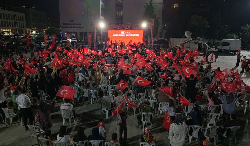 Kahramanmaraş'ta 15 Temmuz'un 10. Yılında Binlerce Kişi Meydanlara Akın Etti
