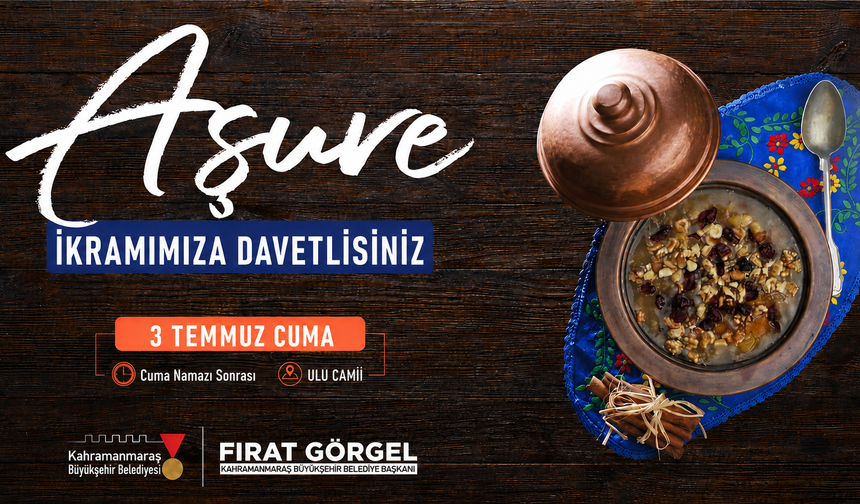 Kahramanmaraş'ta Gelenek Devam Ediyor! Ulu Camii'nde Aşure Programı