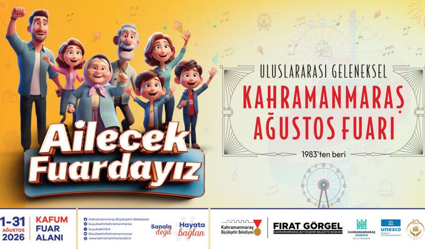 Kahramanmaraş Ağustos Fuarı'nda İlk Gün Dopdolu Geçecek