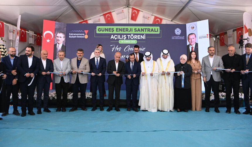Kahramanmaraş'ta Tarihi Açılış! 6 Megavatlık Güneş Enerji Santrali Hizmete Girdi
