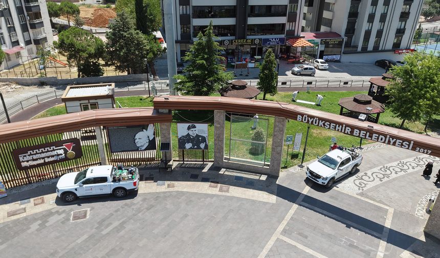 Kahramanmaraş'ta Yaz Önlemi: Parklar ve Yeşil Alanlar Tek Tek İlaçlanıyor