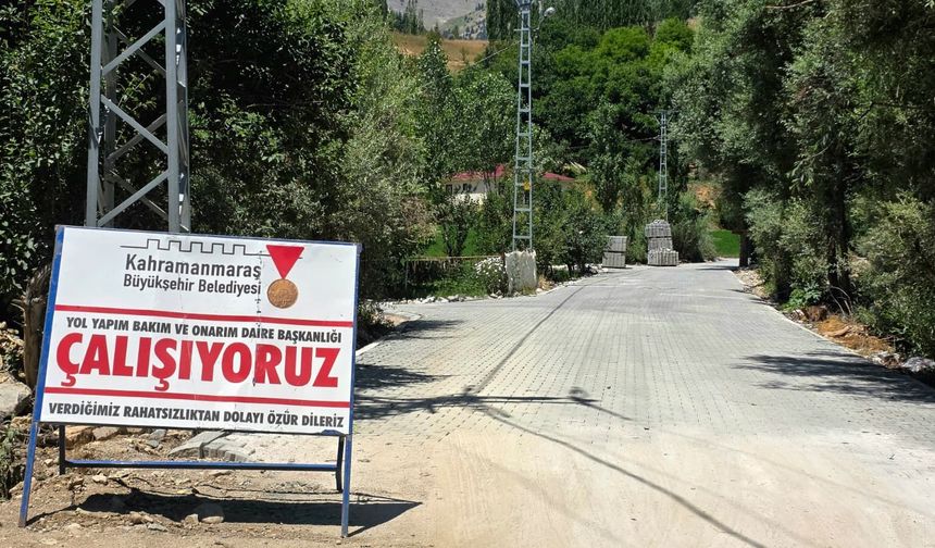 Kahramanmaraş Göksun'da 4 Bin 500 Metrekarelik Kilit Parke Yatırımı