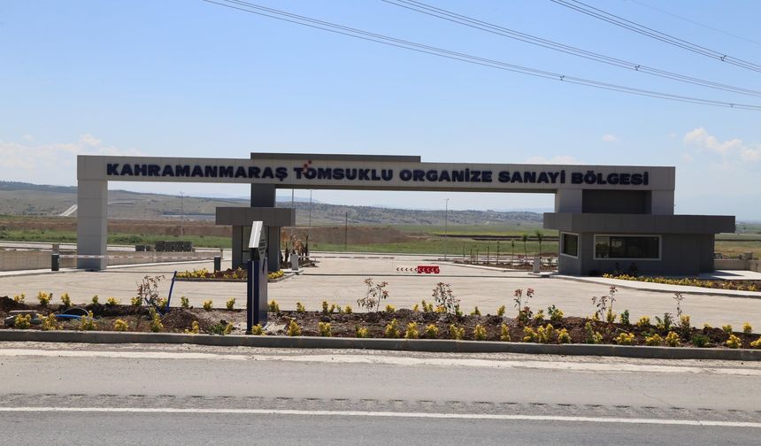 Kahramanmaraş'ta Üretim Üssü Büyüyor! Tomsuklu OSB'de Yeni Parseller Açıldı