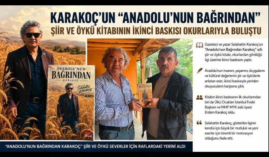 Gazeteci Selahattin Karakoç’un “Anadolu’nun Bağrından Karakoç” Kitabı İkinci Baskısını Yaptı