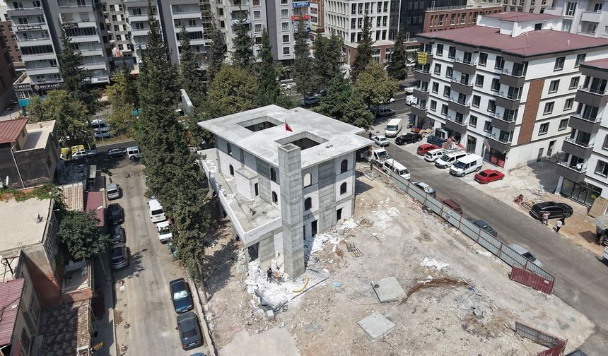 Kahramanmaraş'ta 6 Şubat'ta Yıkılmıştı! Fatma Gölcü Camii'nde Çalışmalar Hızla Sürüyor
