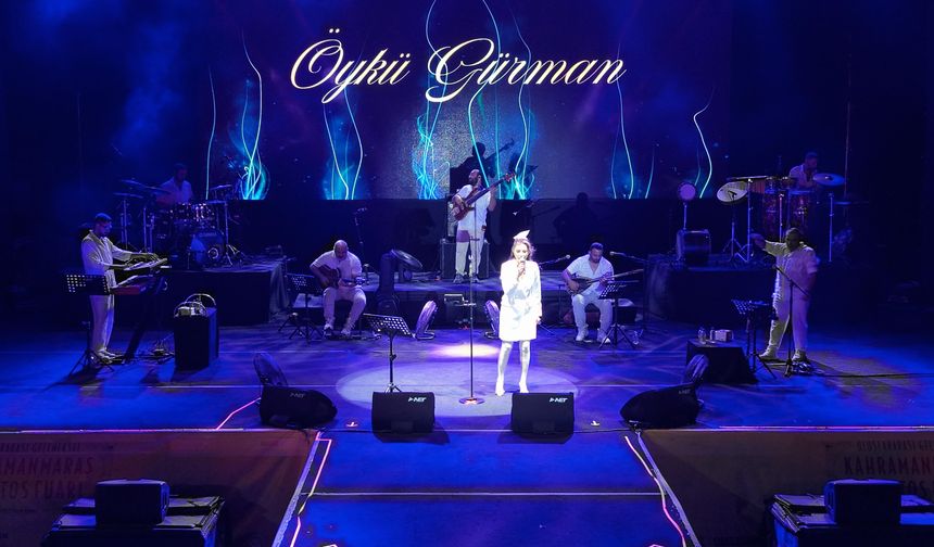 Kahramanmaraş Ağustos Fuarı’nda Öykü Gürman’dan müzik ziyafeti