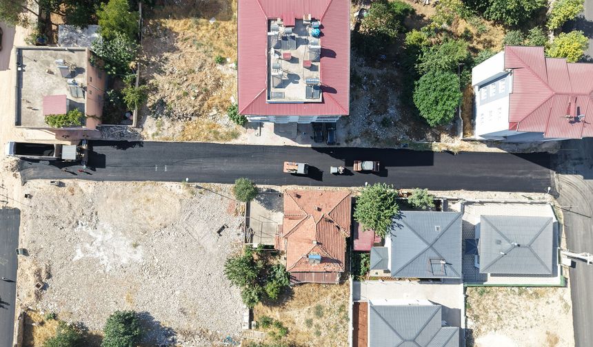 Kahramanmaraş'ta Pazarcık'a 38 Bin Ton Asfalt!
