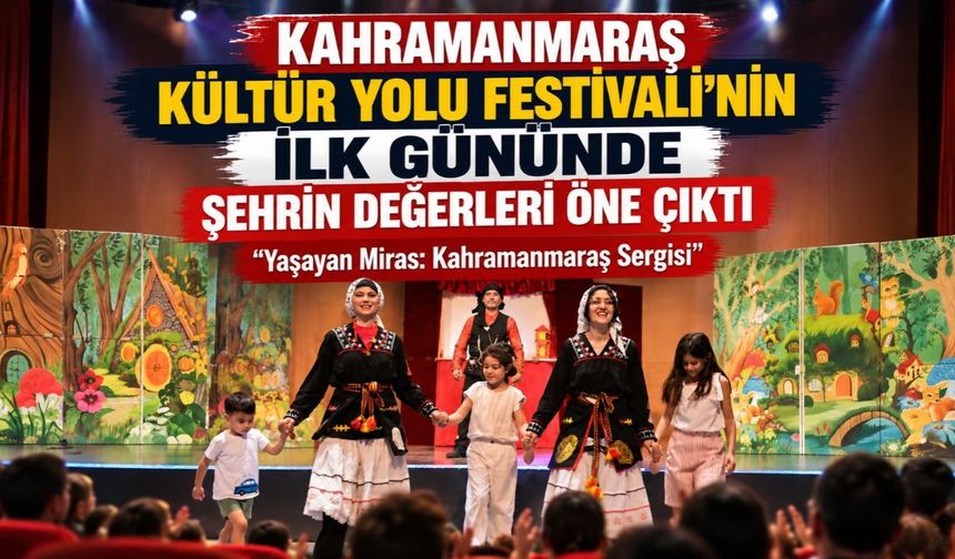 Kahramanmaraş Kültür Yolu Festivali'ne Yoğun İlgi! İlk Gün Şehrin Kültürel Zenginliği Ön Plandaydı