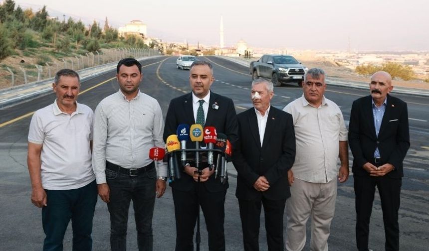 Kahramanmaraş’ta 4 mahalleyi birbirine bağlayan yeni yol açıldı