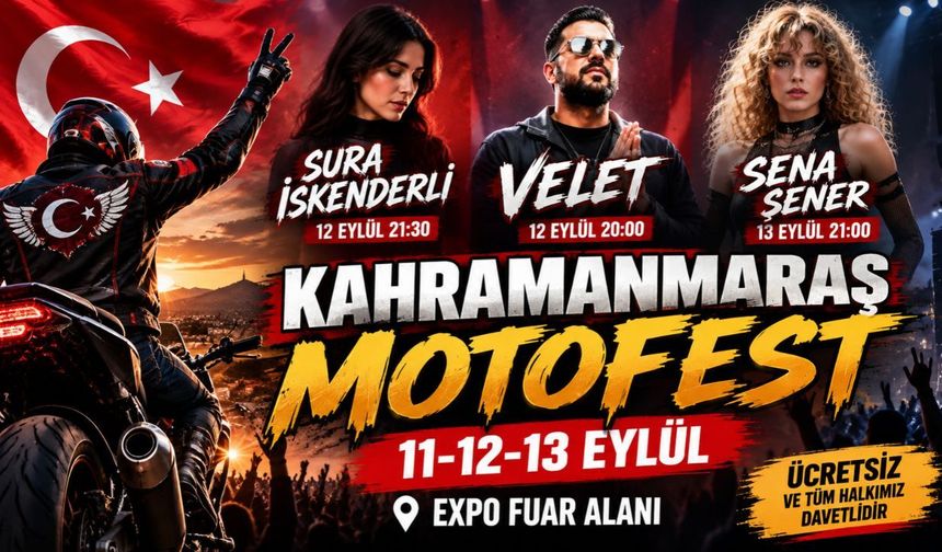 Kahramanmaraş 2. MOTOFEST İçin Geri Sayım Başladı!