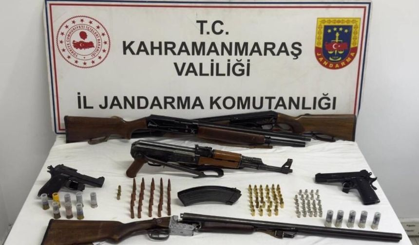 Kahramanmaraş’ta silah ticareti operasyonu: 7 şüpheli gözaltında