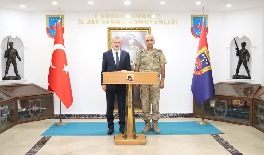 Başkan Görgel, İl Jandarma Komutanı ve Garnizon Komutanını Ziyaret Etti