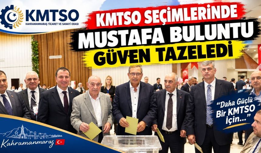 KMTSO Seçimlerinde Mustafa Buluntu yeniden başkan seçildi