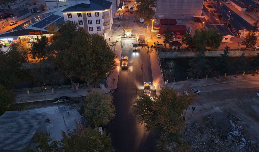 Kahramanmaraş Elbistan’da Dulkadiroğlu Caddesi Yenilendi