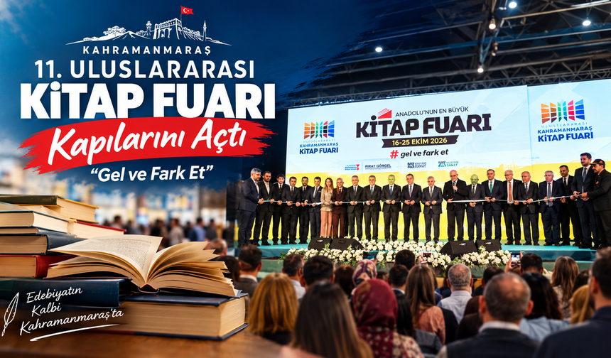 KAFUM'da Kitap Şöleni Başladı: 400 Yazar ve 150 Yayınevi Kahramanmaraş'ta Buluşuyor!