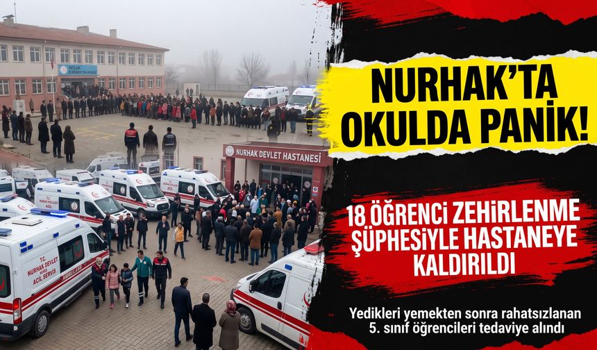 Kahramanmaraş’ta Okulda Zehirlenme Alarmı: 18 Öğrenci Hastaneye Kaldırıldı!