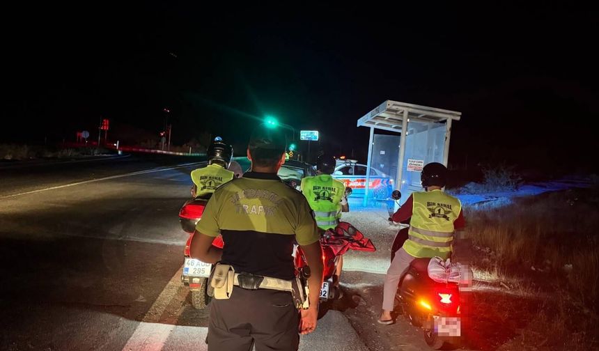 Gece motosiklet kullananlar dikkat! Kahramanmaraş'ta jandarmadan uyarı