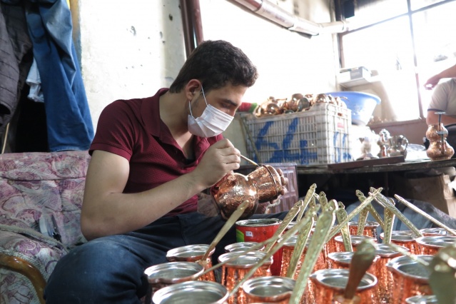 Kahramanmaraş'ta bakır eşyalara ilgi artıyor!