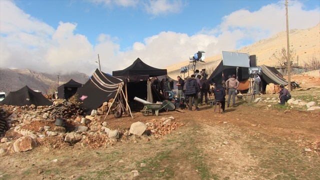 Kahramanmaraş'ta çekilen Elif Ana filminden fotoğraflar