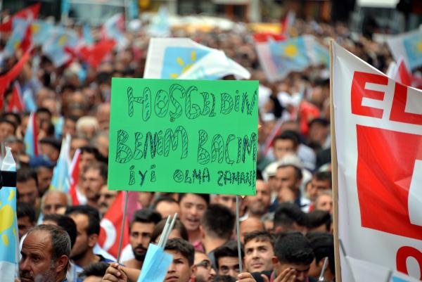 İYİ Parti Genel Başkanı Meral Akşener Elbistan mitingi