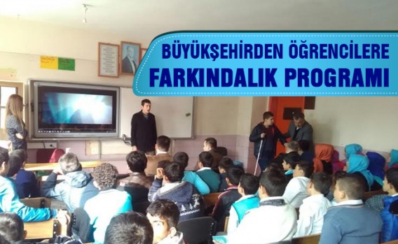 Kahramanmaraş’ta İmam Hatip Ortaokulu öğrencilerine ‘Farkındalık Programı’ düzenlendi