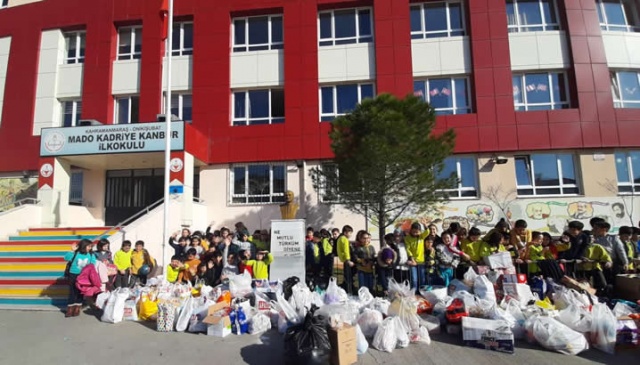 Öğrencilerden İdlib’e Anlamlı Destek