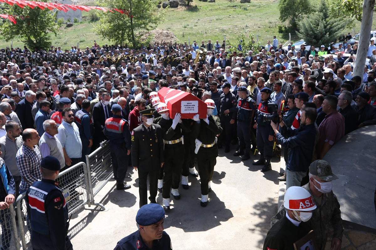 Şehit Piyade Uzman Çavuş Furkan Gök, Kahramanmaraş'ta son yolculuğuna uğurlandı