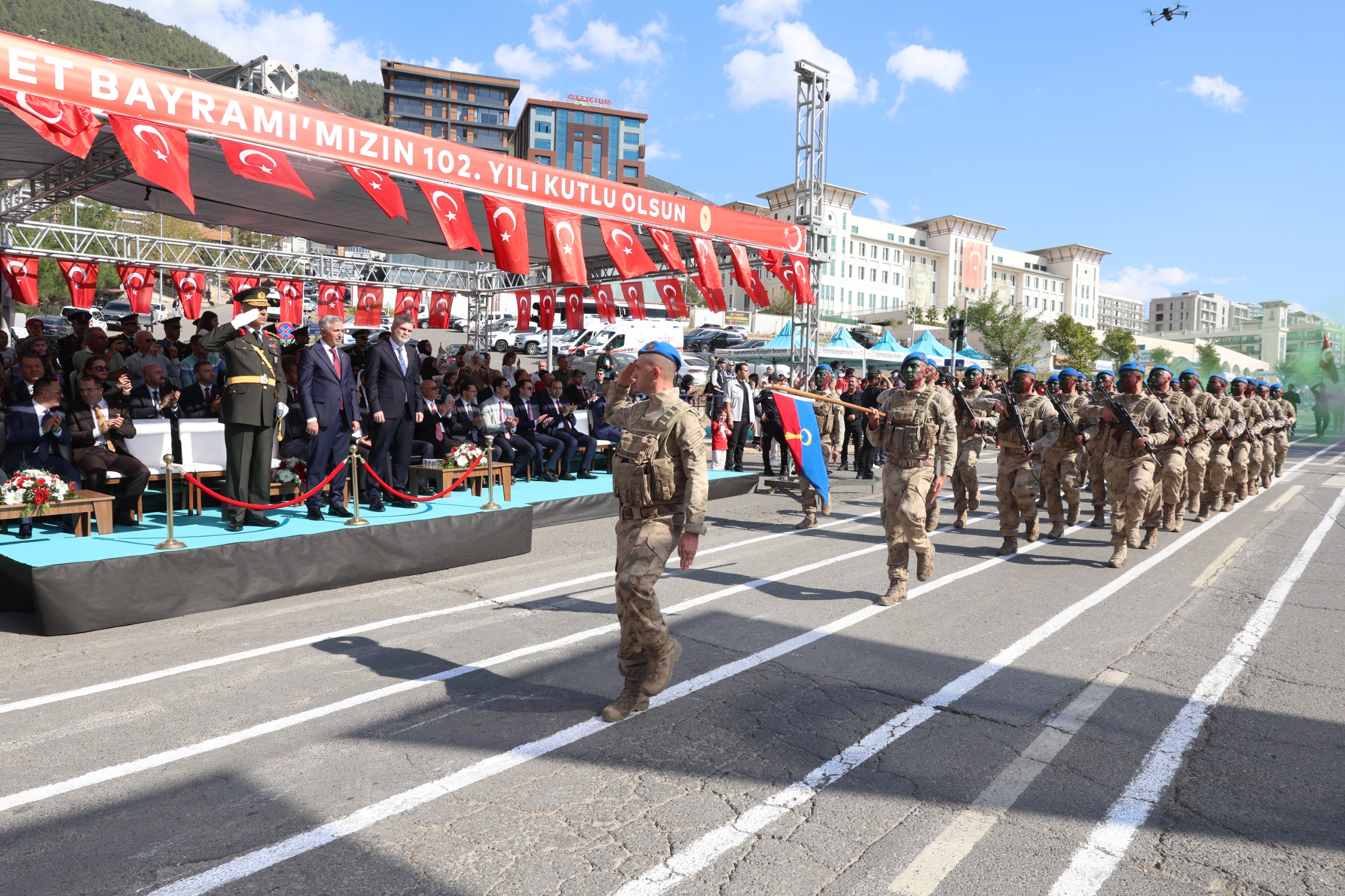 Cumhuriyetin 102. Yılı Kahramanmaraş’ta Coşkuyla Kutlandı