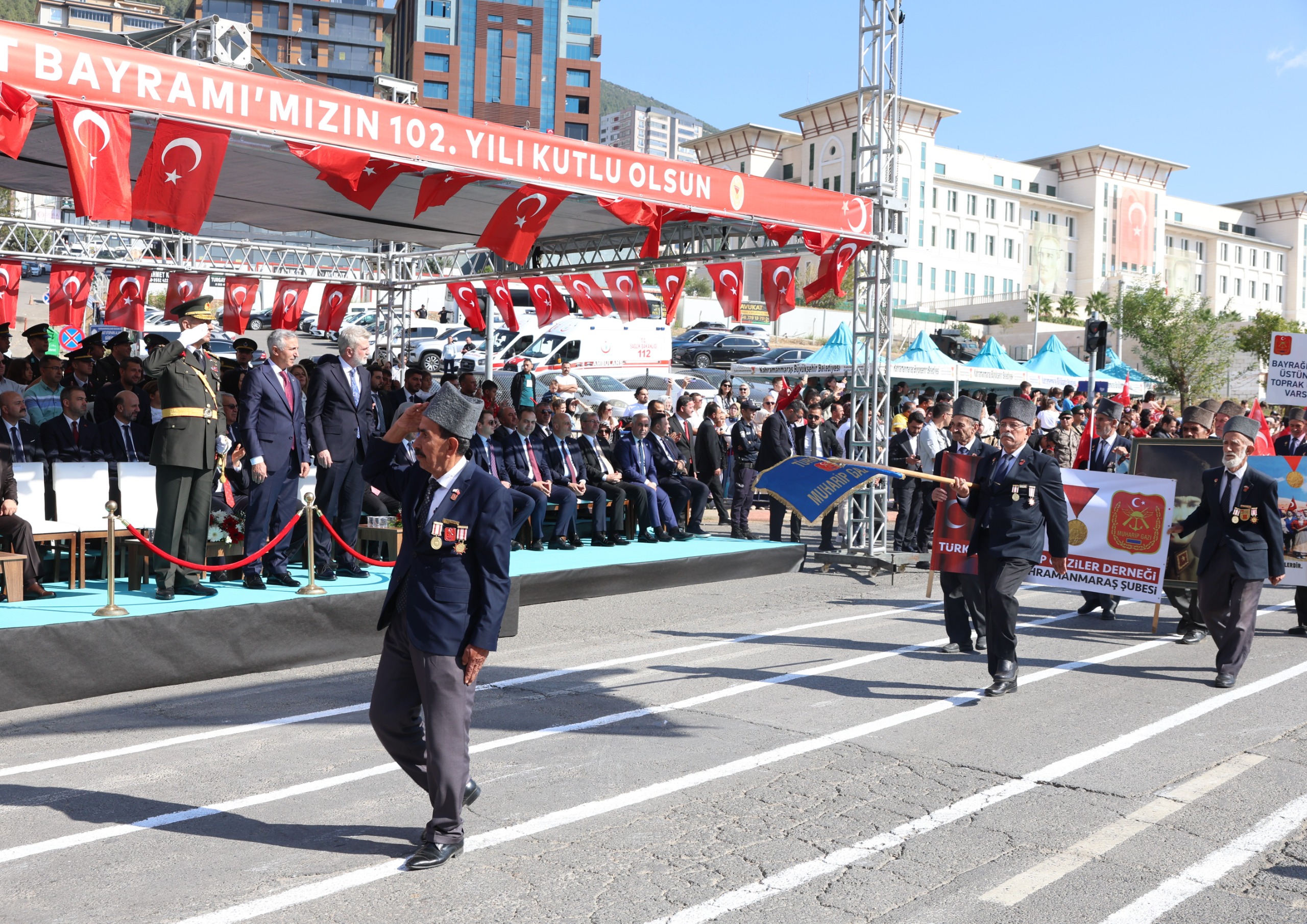 Cumhuriyetin 102. Yılı Kahramanmaraş’ta Coşkuyla Kutlandı