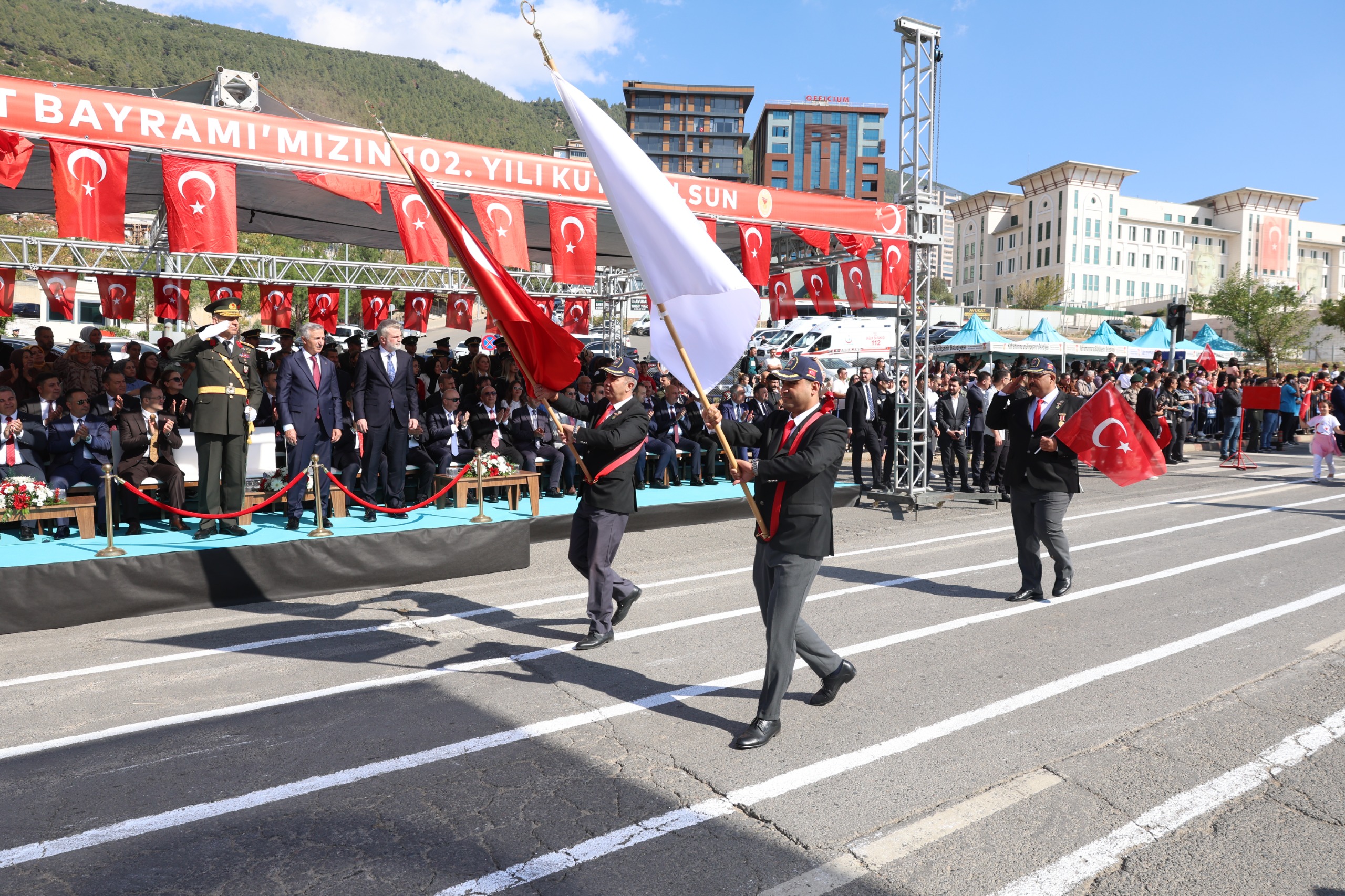 Cumhuriyetin 102. Yılı Kahramanmaraş’ta Coşkuyla Kutlandı